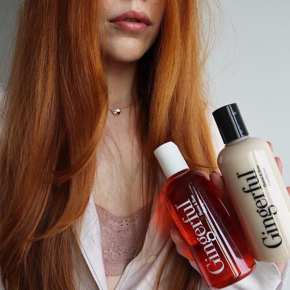 Redhead Colour - Enhancing Henna & Rose Shampoo + Conditioner - Gingerful