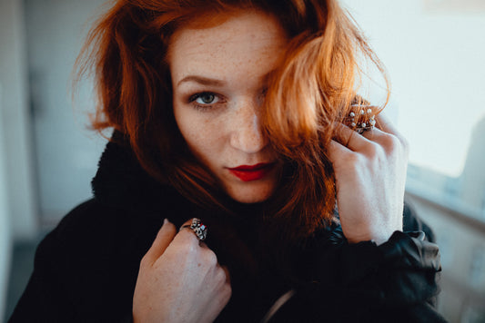 Caring for your red hair in winter