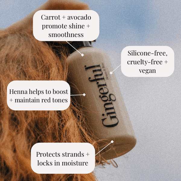 Nourishing Henna & Rose Conditioner for Redheads - Gingerful