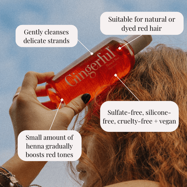 Redhead Colour - Enhancing Henna & Rose Shampoo - Gingerful